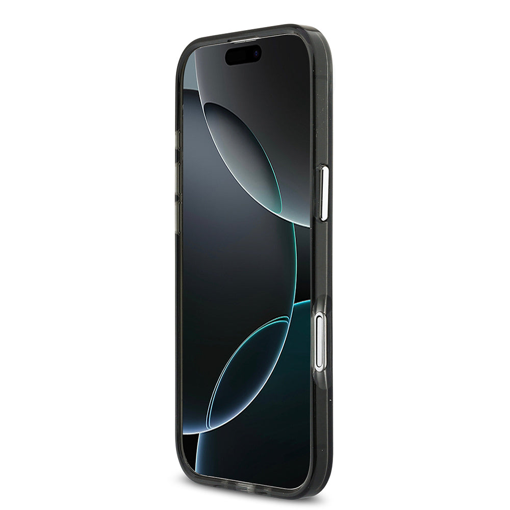 Apple iPhone 17 Air Kılıf Karl Lagerfeld Orjinal Lisanslı IML Baskılı Choupette Heads Kapak Siyah