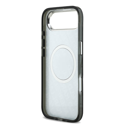 Apple iPhone 17 Air Kılıf Karl Lagerfeld Orjinal Lisanslı IML Baskılı KL Heads Kapak Siyah