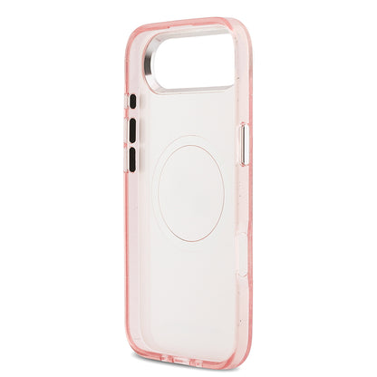 Apple iPhone 17 Air Kılıf Karl Lagerfeld Orjinal Lisanslı Parlayan Simli Karl & Choupette Heads Kapak Siyah