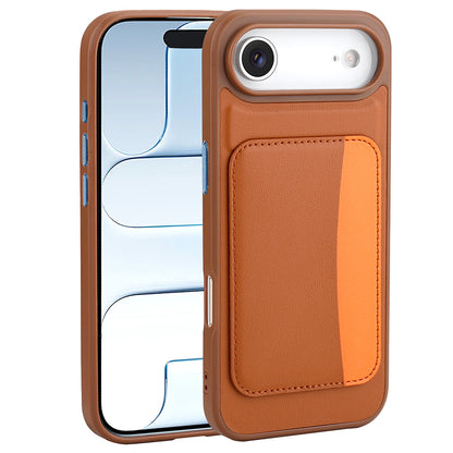 Apple iPhone 17 Air Kılıf Kartlıklı Zore X-Kart Silikon Kapak Lacivert