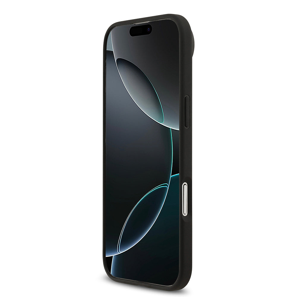 Apple iPhone 17 Air Kılıf Lacoste Orjinal Lisanslı M-safe Şarj Özellikli PU Deri Tasarımlı Kartlıklı Karışık Monogram Desenli Kapak Yeşil