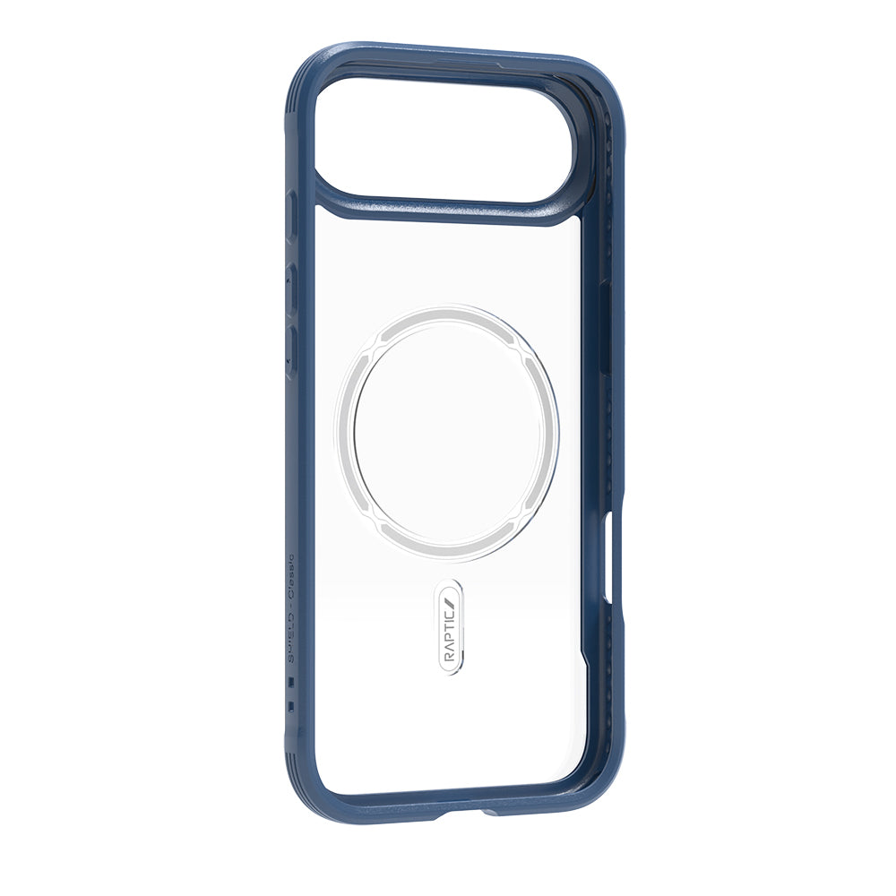 Apple iPhone 17 Air Kılıf M-safe Şarj Özellikli Airbagli Raptic Shield Serisi Şeffaf Arka Yüzey Kapak Colorful