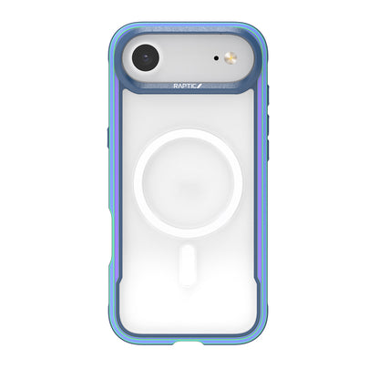 Apple iPhone 17 Air Kılıf M-safe Şarj Özellikli Airbagli Raptic Shield Serisi Şeffaf Arka Yüzey Kapak Colorful