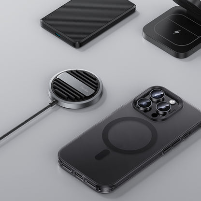 Apple iPhone 17 Air Kılıf M-safe Şarj Özellikli Benks Lucid Armor Kapak Siyah