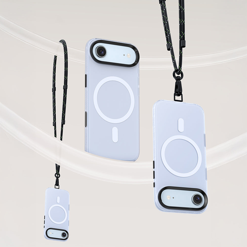 Apple iPhone 17 Air Kılıf M-safe Şarj Özellikli Benks Lucid Armor Kapak Beyaz