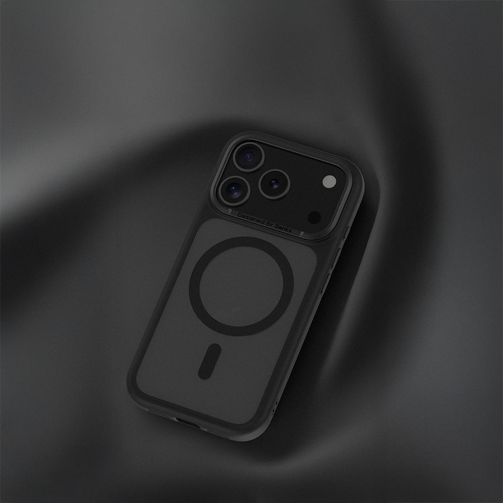 Apple iPhone 17 Air Kılıf M-safe Şarj Özellikli Benks Mist Protective Kapak Siyah