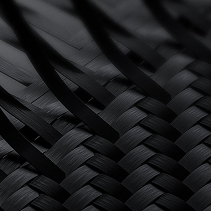 Apple iPhone 17 Air Kılıf M-safe Şarj Özellikli Karbon Fiber Benks Montage ArmorAir Kevlar Kapak Siyah