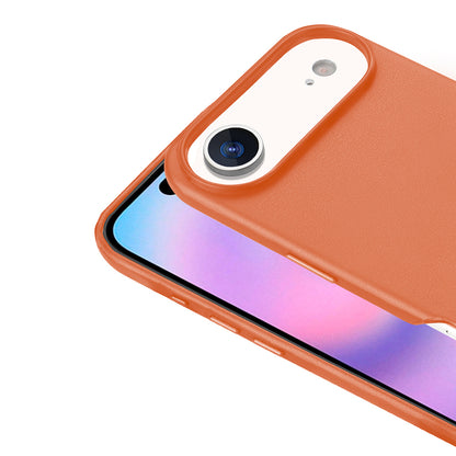 Apple iPhone 17 Air Kılıf M-safe Şarj Özellikli PU Deri Görünümlü Zore Kupra Kapak Siyah