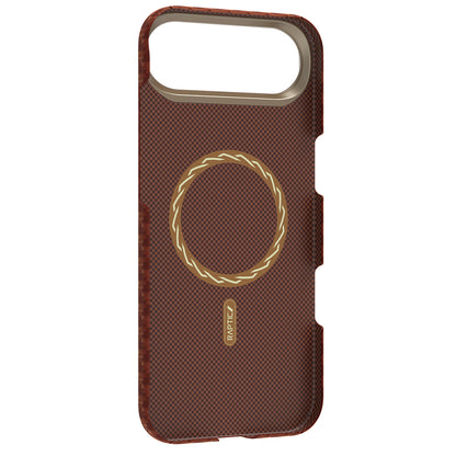 Apple iPhone 17 Air Kılıf M-safe Şarj Özellikli Raptic Aramid Skin Origin Serisi Kapak Lacivert