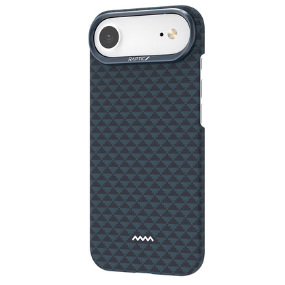 Apple iPhone 17 Air Kılıf M-safe Şarj Özellikli Raptic Aramid Skin Origin Serisi Kapak Kırmızı