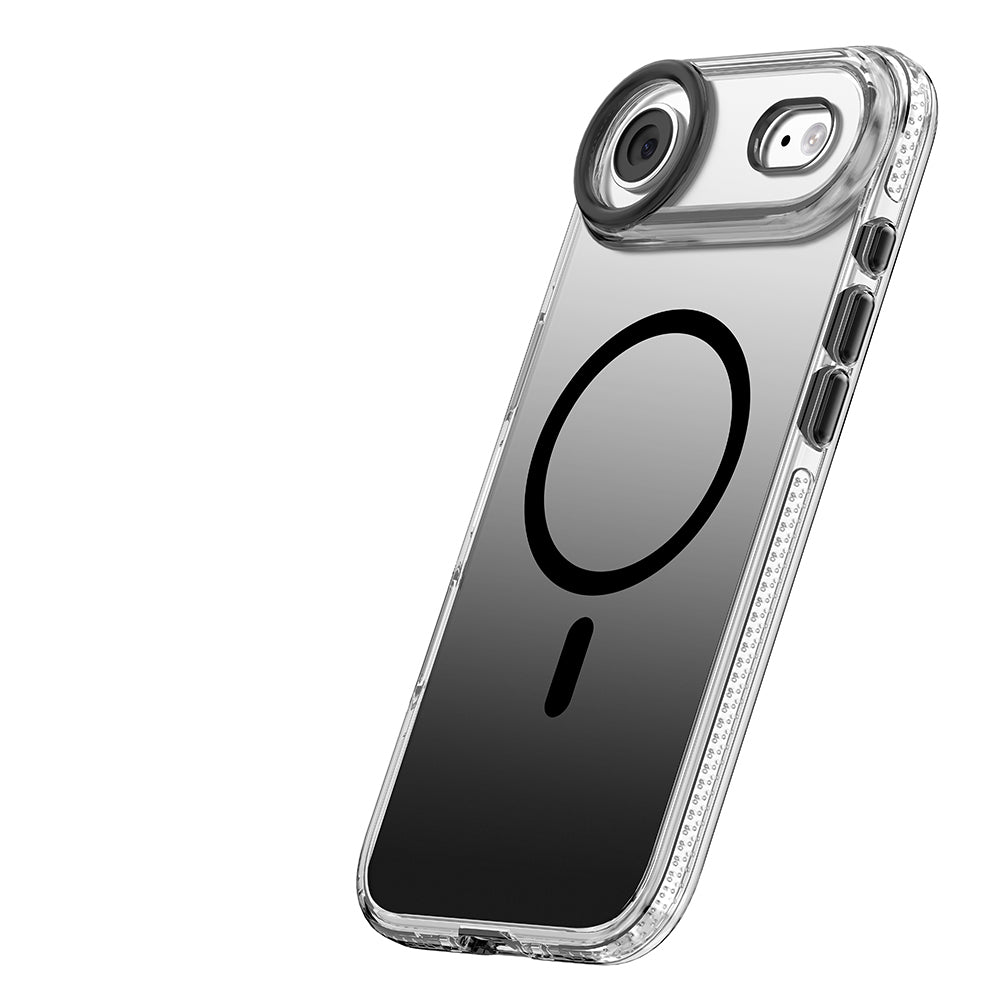 Apple iPhone 17 Air Kılıf M-safe Şarj Özellikli Sararmaya Karşı Dayanıklı Mutural Icesense Serisi Kapak Siyah