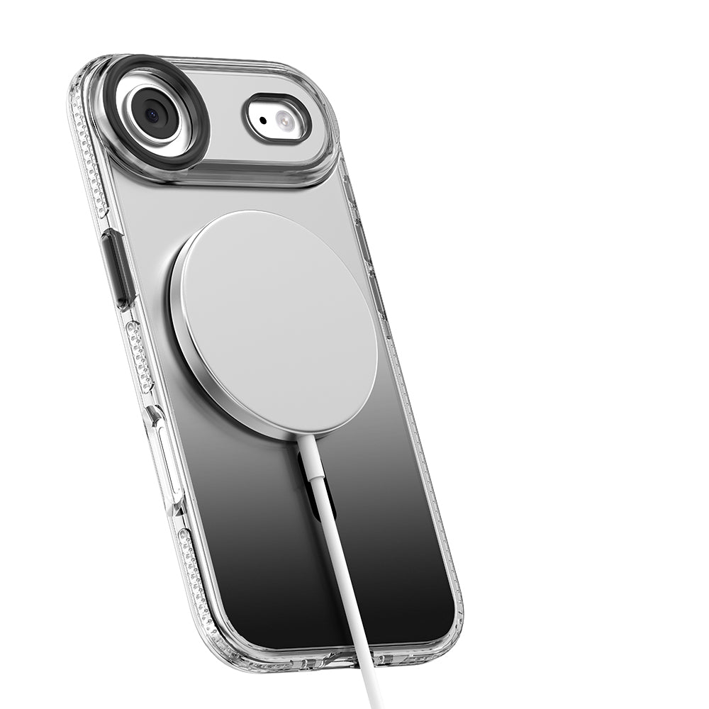 Apple iPhone 17 Air Kılıf M-safe Şarj Özellikli Sararmaya Karşı Dayanıklı Mutural Icesense Serisi Kapak Mor