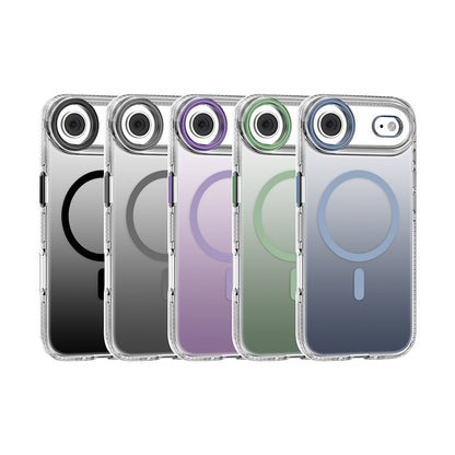 Apple iPhone 17 Air Kılıf M-safe Şarj Özellikli Sararmaya Karşı Dayanıklı Mutural Icesense Serisi Kapak Açık Yeşil