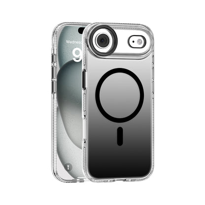 Apple iPhone 17 Air Kılıf M-safe Şarj Özellikli Sararmaya Karşı Dayanıklı Mutural Icesense Serisi Kapak Siyah