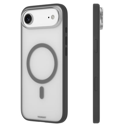 Apple iPhone 17 Air Kılıf M-safe Şarj Özellikli Youngkit Clear Serisi Kapak Şeffaf