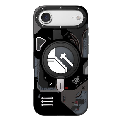 Apple iPhone 17 Air Kılıf M-safe Şarj Özellikli Youngkit Starship Serisi Kapak Siyah