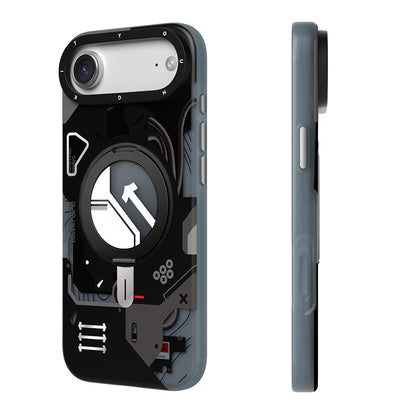 Apple iPhone 17 Air Kılıf M-safe Şarj Özellikli Youngkit Starship Serisi Kapak Beyaz