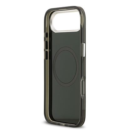 Apple iPhone 17 Air Kılıf Mercedes Benz Orjinal Lisanslı M-safe Şarj Özellikli Çift Katmanlı PC Nostaljik Yıldız Dizayn Kapak Siyah