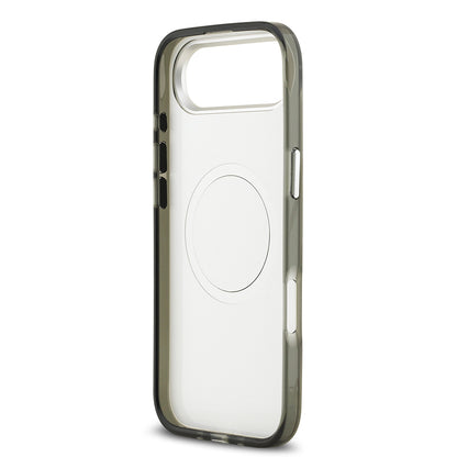 Apple iPhone 17 Air Kılıf Mercedes Benz Orjinal Lisanslı M-safe Şarj Özellikli Çift Katmanlı PC Nostaljik Yıldız Dizayn Kapak Siyah