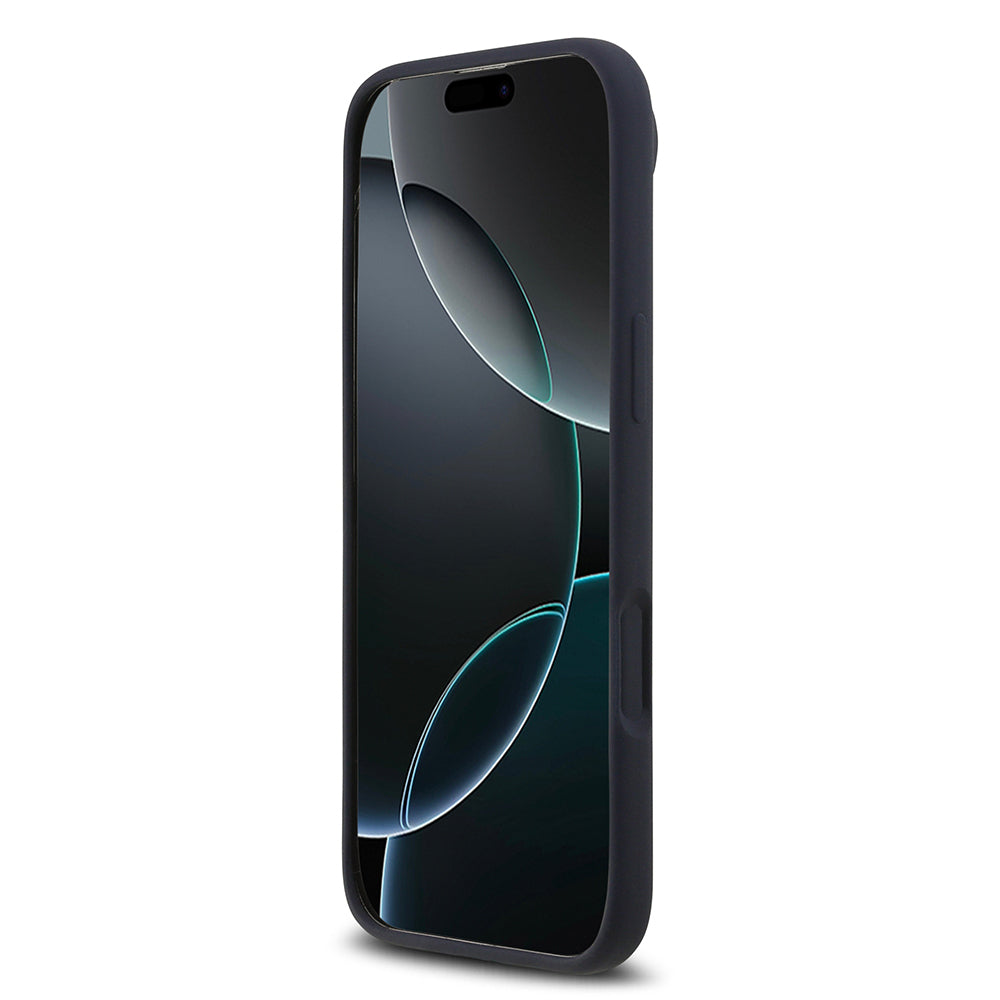 Apple iPhone 17 Air Kılıf Redbull Orjinal Lisanslı M-safe Şarj Özellikli Kırmızı Halka ve Logo Silikon Kapak Lacivert