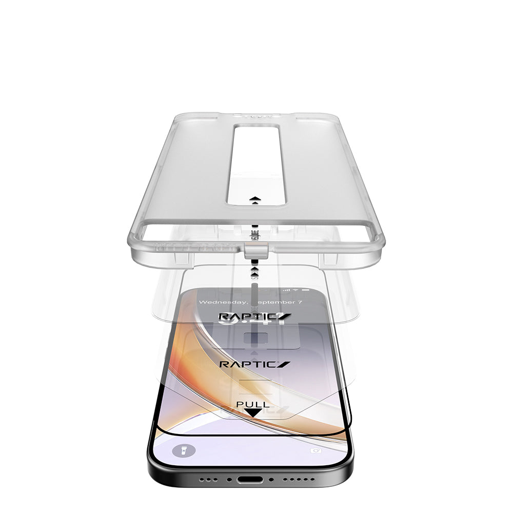 Apple iPhone 17 Air Raptic Air Glass 2.5D Ekran Koruyucu 2 Adet + Kolay Uygulama Aparatlı Şeffaf