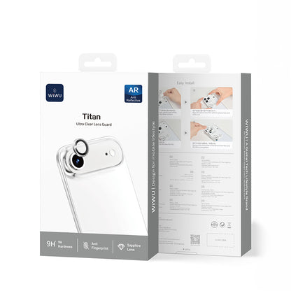 Apple iPhone 17 Air Wiwu LG-005 Falcon Anti Reflective Çizilmeye Karşı Dayanıklı Kamera Lens Koruyucu Gold