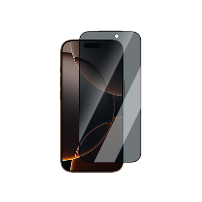 Apple iPhone 17 CaseWorld Applicator Serisi 2.5D Eyesafe Mavi Işık Teknolojili 0.33mm Privacy Temperli Cam Ekran Koruyucu + Uygulama Aparatı Siyah