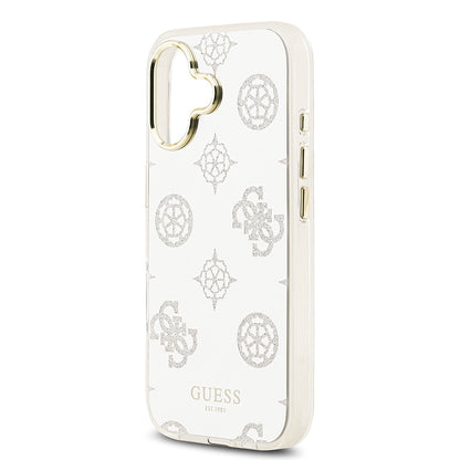 Apple iPhone 17 Kılıf Guess Orjinal Lisanslı Metal Kamera Çerçeveli Simli Aynalı Kapak Gold