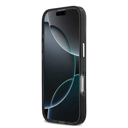 Apple iPhone 17 Kılıf Karl Lagerfeld Orjinal Lisanslı IML Baskılı KL Heads Kapak Siyah