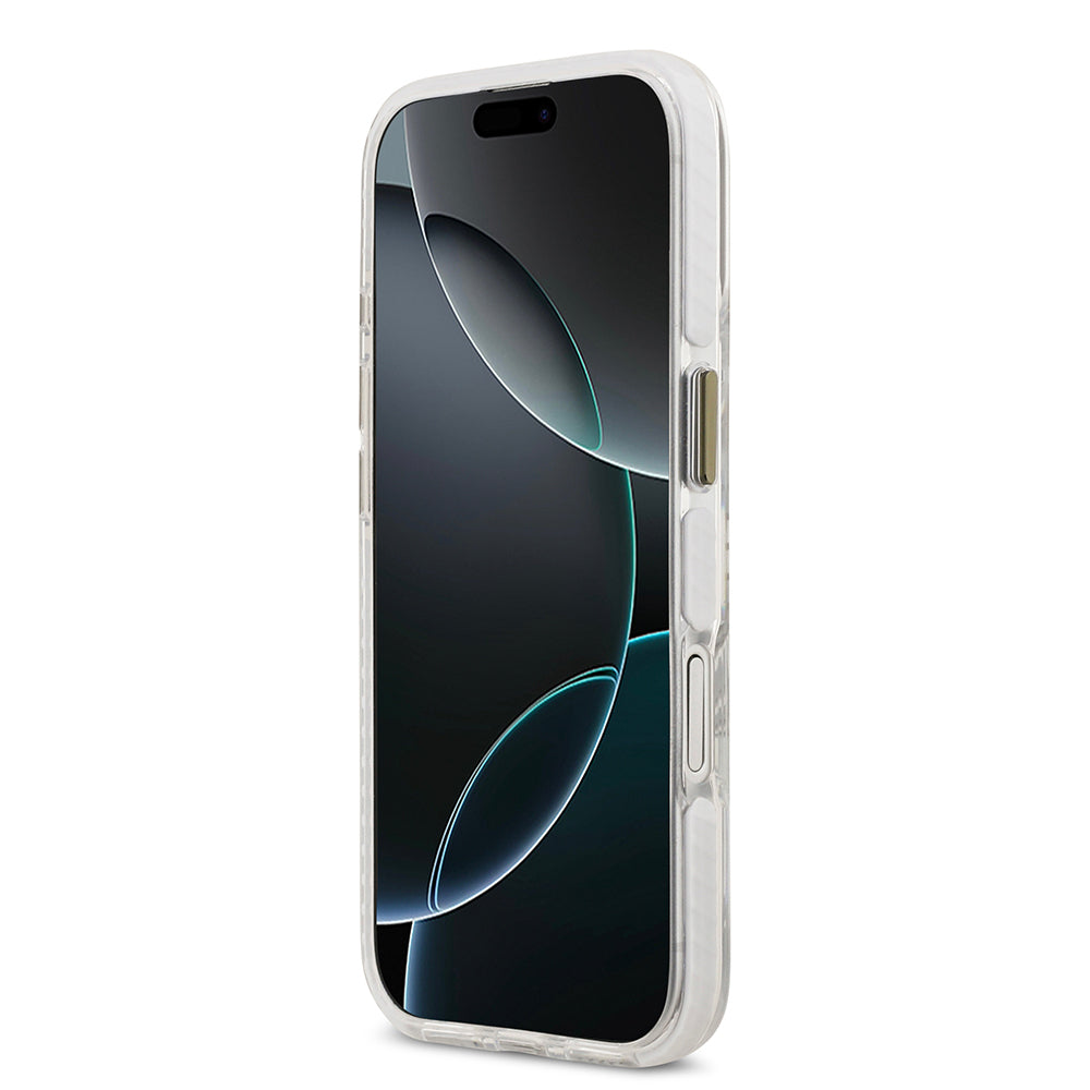 Apple iPhone 17 Kılıf Lacoste Orjinal Lisanslı M-safe Şarj Özellikli Gold Timsah Logolu Buzlu Kapak Siyah