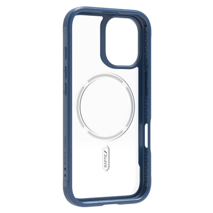 Apple iPhone 17 Kılıf M-safe Şarj Özellikli Airbagli Raptic Shield Serisi Şeffaf Arka Yüzey Kapak Siyah