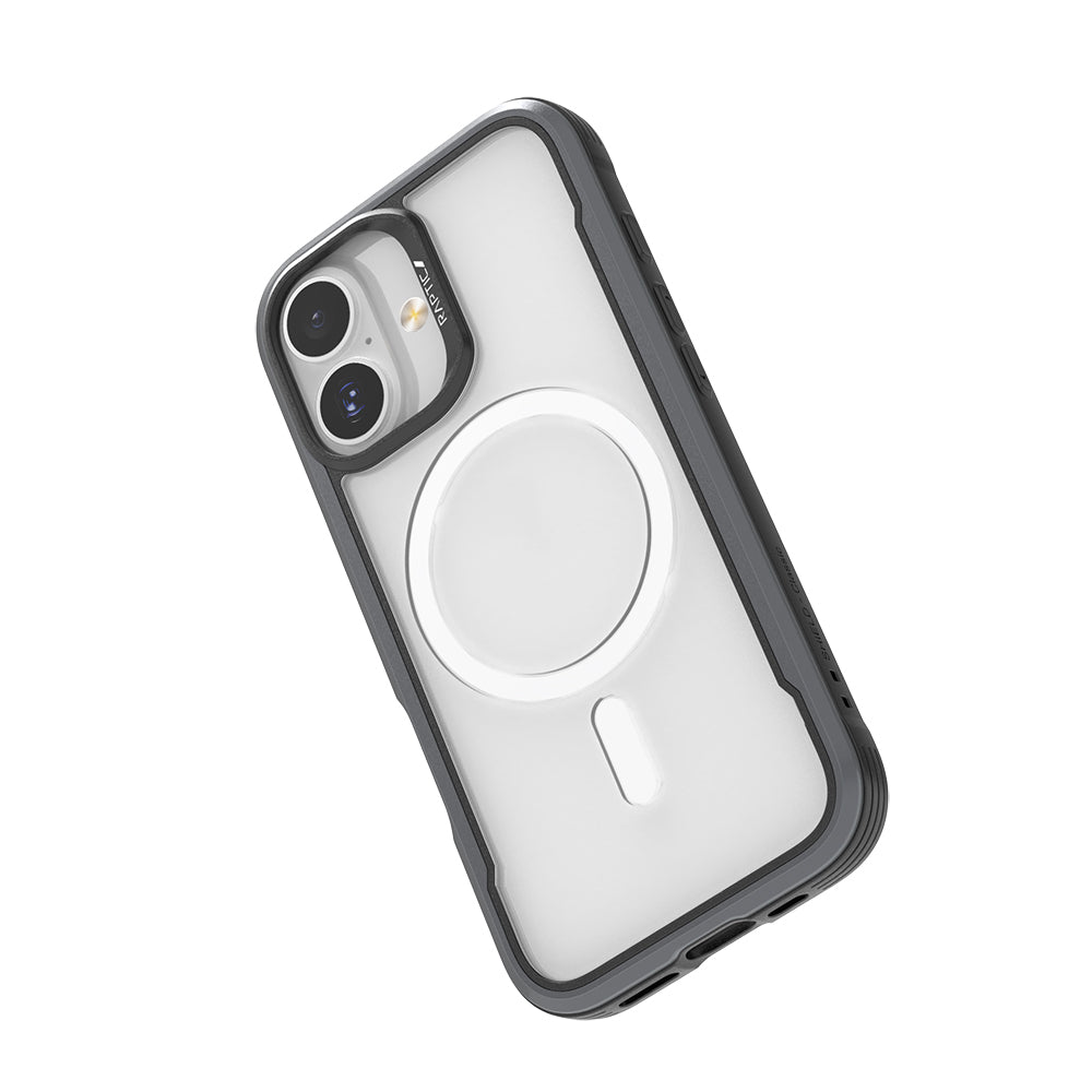 Apple iPhone 17 Kılıf M-safe Şarj Özellikli Airbagli Raptic Shield Serisi Şeffaf Arka Yüzey Kapak Colorful