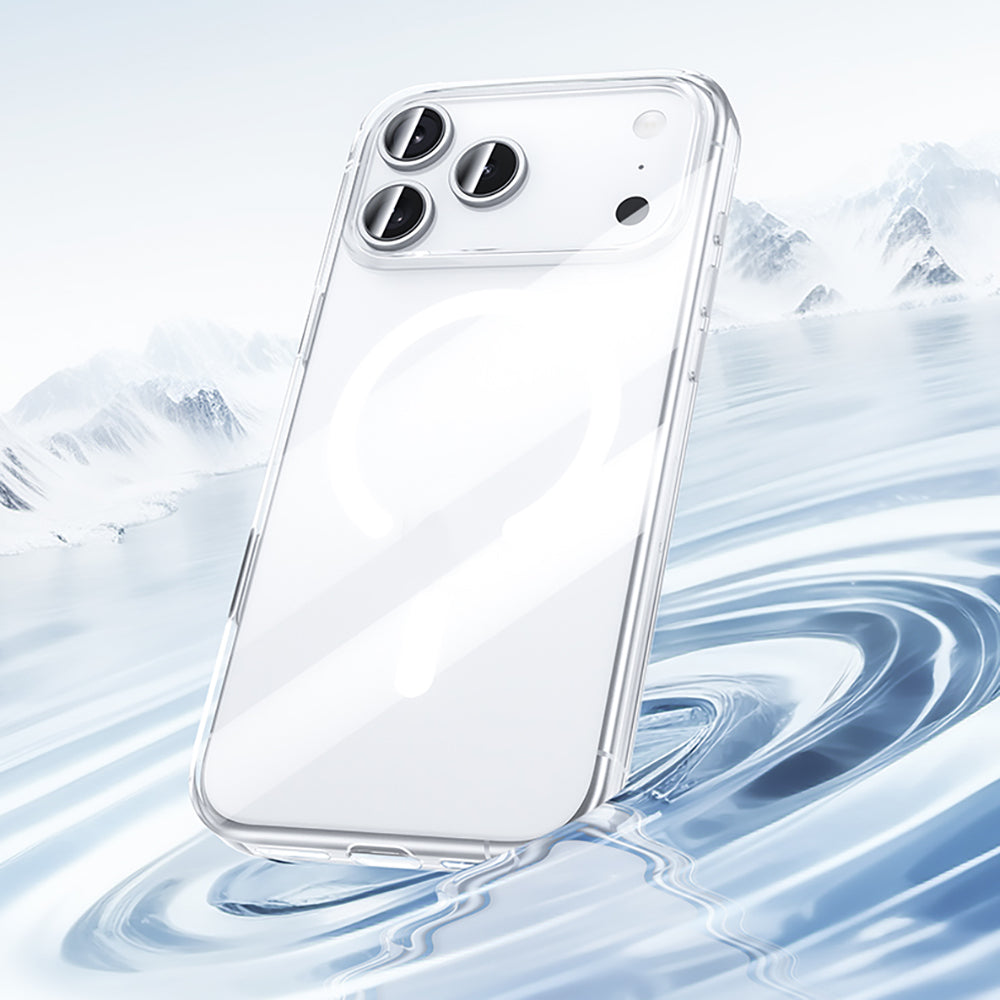 Apple iPhone 17 Kılıf M-safe Şarj Özellikli Benks Crystal Serisi Şeffaf Kapak Şeffaf