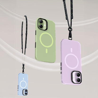 Apple iPhone 17 Kılıf M-safe Şarj Özellikli Benks Lucid Armor Kapak Açık Mor