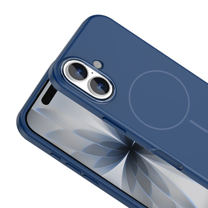 Apple iPhone 17 Kılıf M-Safe Şarj Özellikli Metal Kamera Çerçeveli Zore Edi Silikon Kapak Turuncu