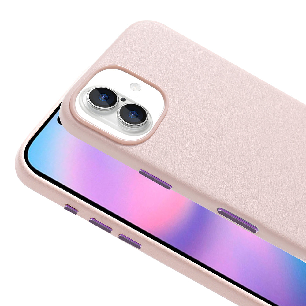 Apple iPhone 17 Kılıf M-safe Şarj Özellikli PU Deri Görünümlü Zore Kupra Kapak Siyah