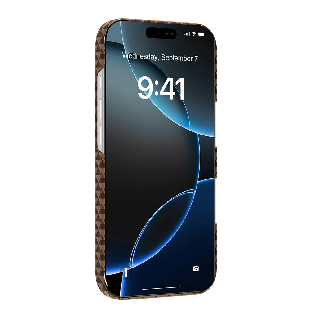 Apple iPhone 17 Kılıf M-safe Şarj Özellikli Raptic Aramid Skin Origin Serisi Kapak Lacivert