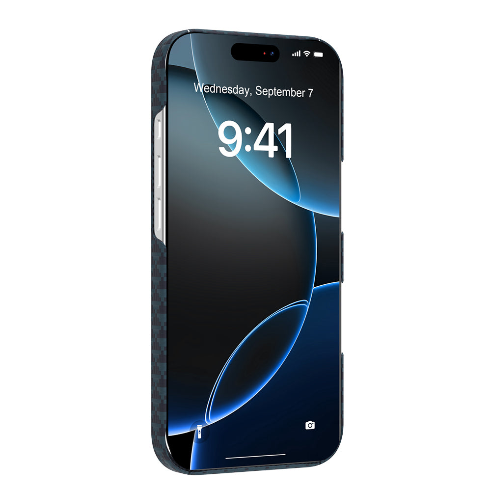 Apple iPhone 17 Kılıf M-safe Şarj Özellikli Raptic Aramid Skin Origin Serisi Kapak Kırmızı