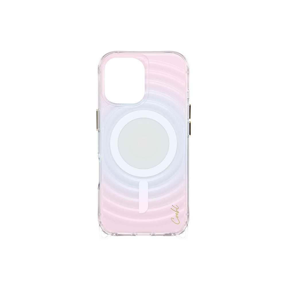 Apple iPhone 17 Kılıf M-safe Şarj Özellikli Renk Geçişli Coehl Vela Kapak Colorful