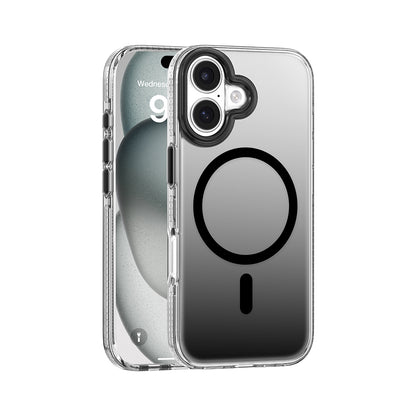 Apple iPhone 17 Kılıf M-safe Şarj Özellikli Sararmaya Karşı Dayanıklı Mutural Icesense Serisi Kapak Siyah