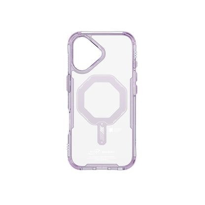 Apple iPhone 17 Kılıf M-safe Şarj Özellikli Şeffaf Airbag Tasarımlı Skinarma Saido Mag-Charge Kapak Şeffaf