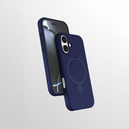 Apple iPhone 17 Kılıf M-safe Şarj Özellikli Standlı Zore Samara Kapak