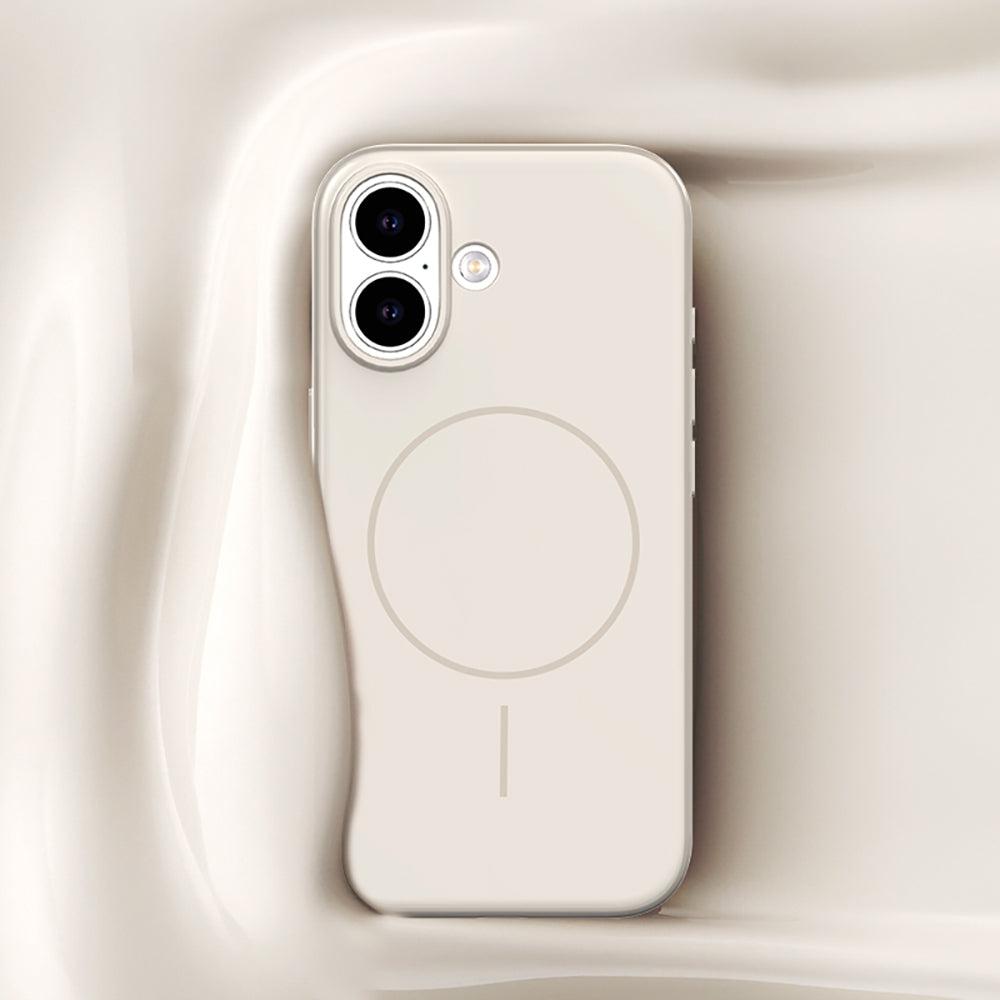 Apple iPhone 17 Kılıf M-safe Şarj Özellikli Wlons Liza Kapak Koyu Yeşil