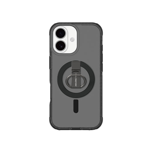 Apple iPhone 17 Kılıf M-safe Şarj Özellikli Yüzük Standlı Amazingthing Titan Pro Serisi Kapak