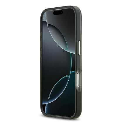 Apple iPhone 17 Kılıf Mercedes Benz Orjinal Lisanslı M-safe Şarj Özellikli Çift Katmanlı PC Nostaljik Yıldız Dizayn Kapak Siyah