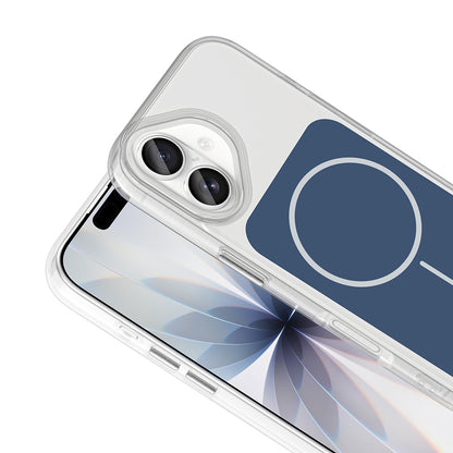 Apple iPhone 17 Kılıf Metal Buton Tasarımlı Zore İkonik Sert Silikon Kapak Turuncu