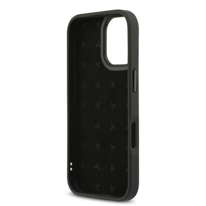 Apple iPhone 17 Kılıf TUMI Orjinal Lisanslı Deri Dikey Kartlıklı Kapak Siyah