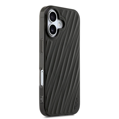 Apple iPhone 17 Kılıf TUMI Orjinal Lisanslı M-safe Şarj Özellikli Transparan Kapak Siyah