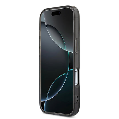 Apple iPhone 17 Kılıf TUMI Orjinal Lisanslı M-safe Şarj Özellikli Transparan Kapak Siyah