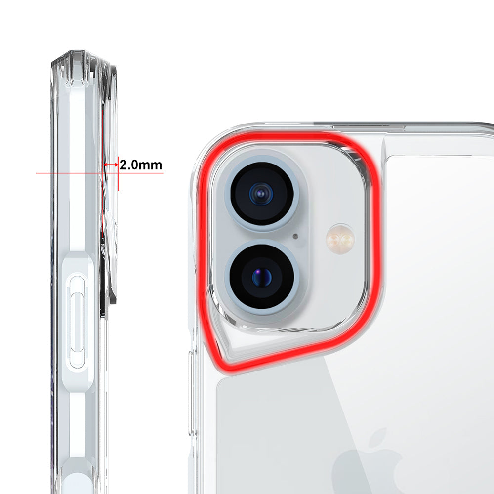 Apple iPhone 17 Kılıf Zore T-Max Kapak Şeffaf